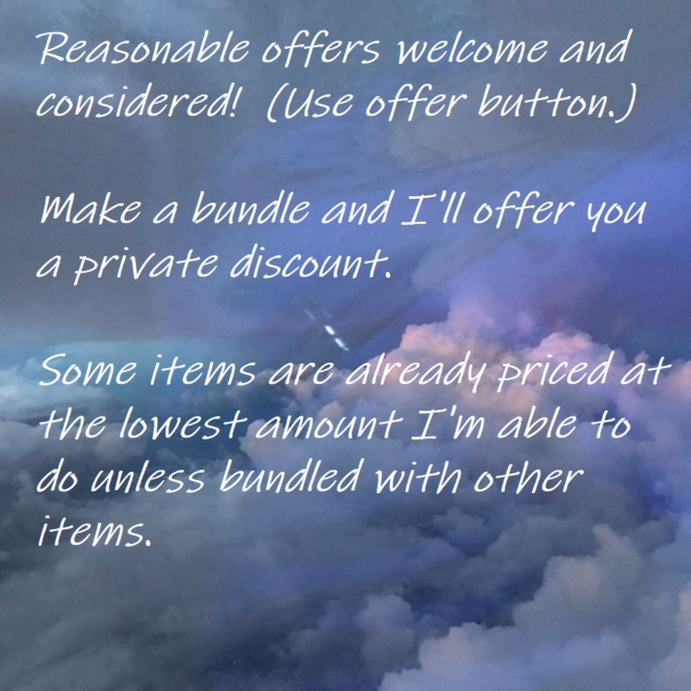 Reasonable Offers Considered!